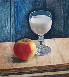 Still Life with Glass of Milk